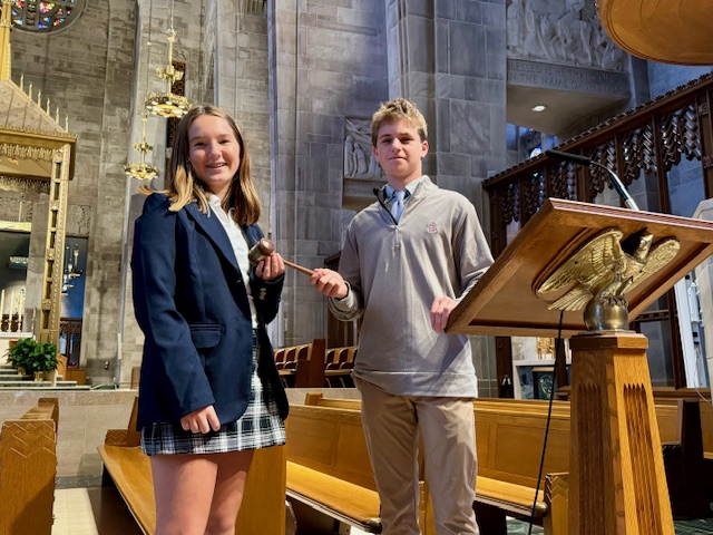 Image of students at Cathedral
